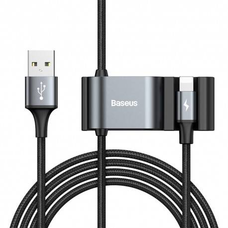 Kabel USB Baseus Special Data Cable for Backseat 2xUSB + Lightning