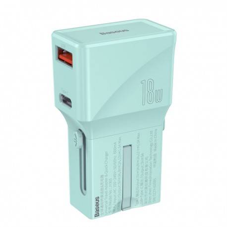 Ładowarka sieciowa Baseus Universal Conversion plug PPS 18W Ładowarka sieciowa Baseus Universal Conversion plug PPS 18W